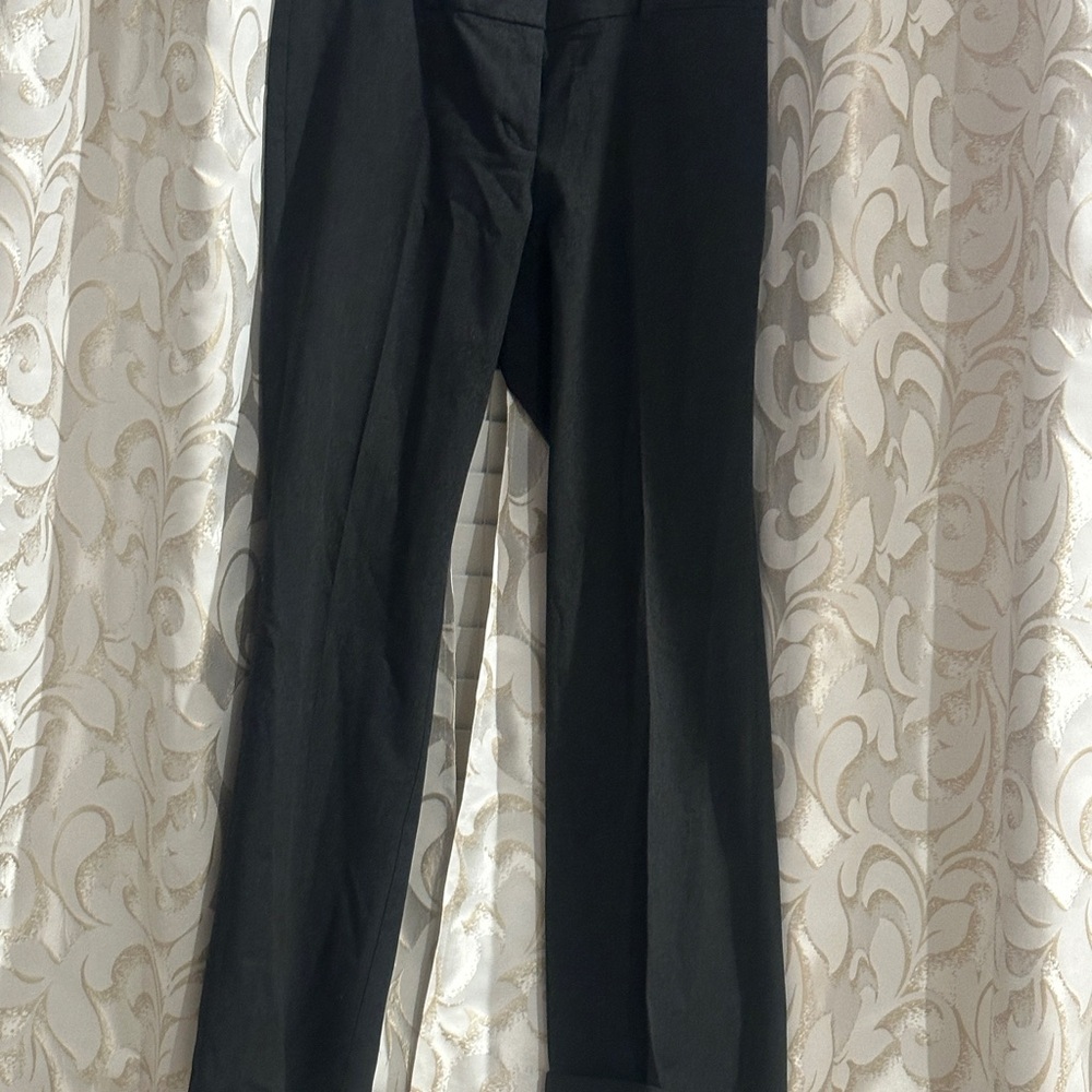 LOFT Charcoal Wool Blend Pants